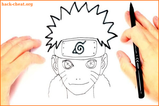 easy ways to draw naruto sketches screenshot