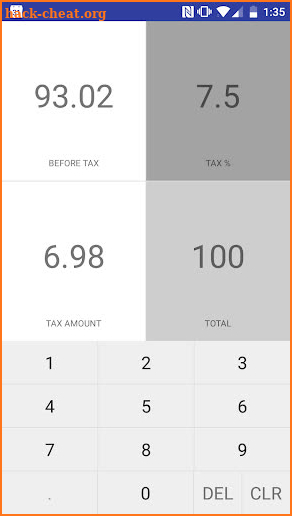 EasyTax - Sales Tax Calculator screenshot