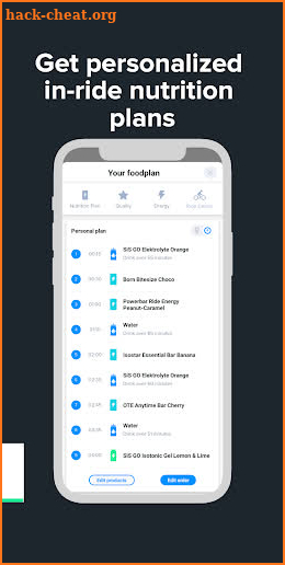 EatMyRide: Cycling Nutrition screenshot