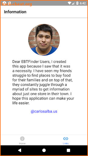 EBT Finder screenshot