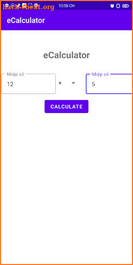 eCalculator screenshot