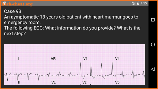 ECG 100 Clinical Cases screenshot