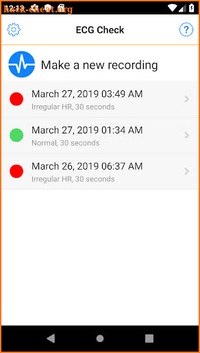 ECG Check screenshot