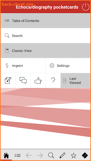 Echocardiography pocketcards screenshot