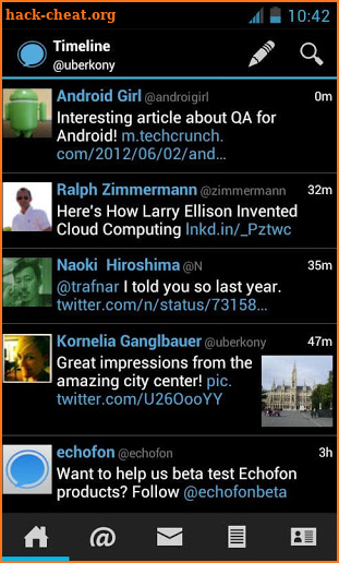 Echofon for Twitter screenshot