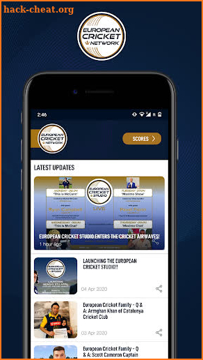 ECN - European Cricket Network screenshot