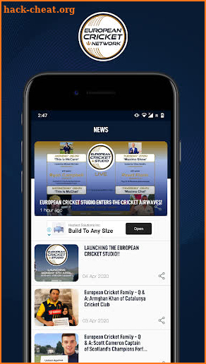 ECN - European Cricket Network screenshot