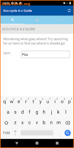Eco-Cycle A-Z Recycling Guide screenshot