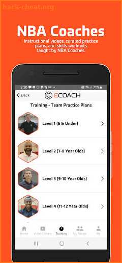 eCoachBasketball+ screenshot