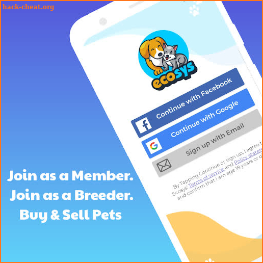 Ecosys - Buy & Sell Cats and Dogs screenshot
