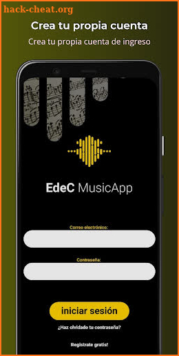 EdeC Music App screenshot