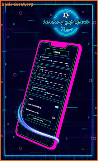 Edge Border Light - Borderlight Live Wallpaper screenshot