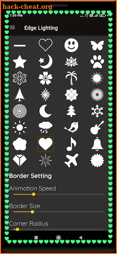 Edge Lighting - LED Borderlight Live Wallpaper screenshot
