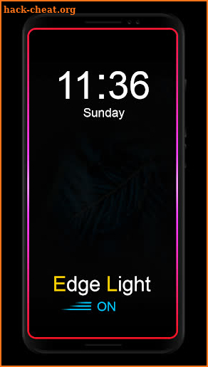 Edge lighting Notification : Rounded Corners App screenshot