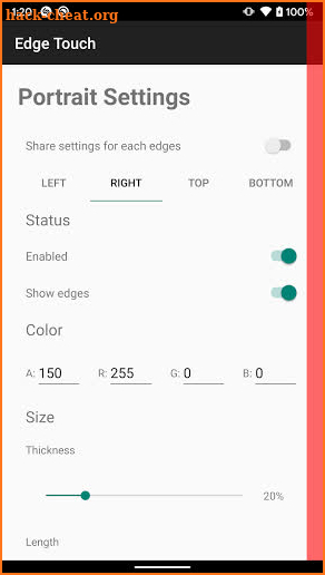 Edge Touch screenshot