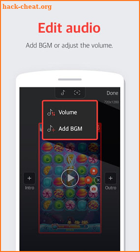 Editto - Mobizen video editor, game video editing screenshot