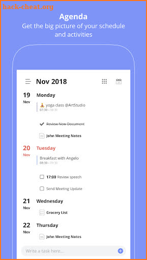 Edo Agenda screenshot