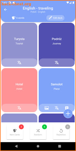 effectLang - flashcards for languages learning screenshot