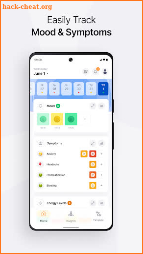 Effecto Symptom & Mood Tracker screenshot