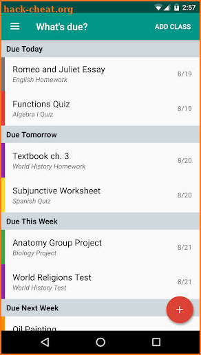 Egenda - School Planner & Assistant screenshot