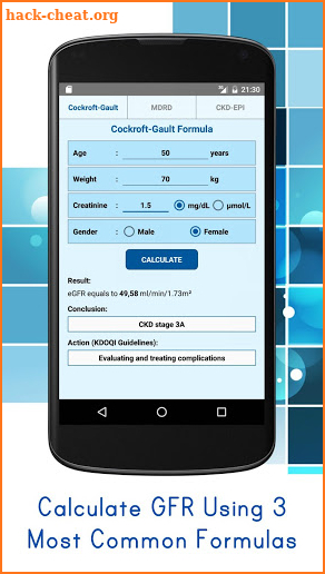 eGFR Calculators Pro: Renal or Kidney Function screenshot