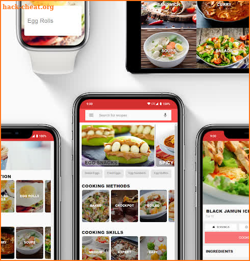 Egg recipes offline screenshot