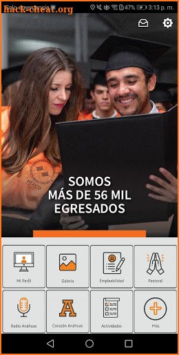 Egresados Anáhuac México screenshot