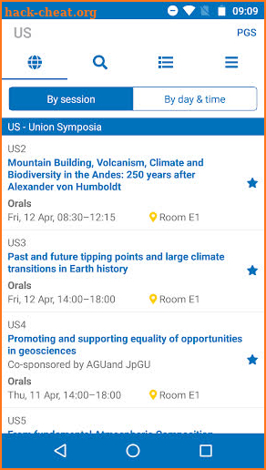 EGU2019 screenshot