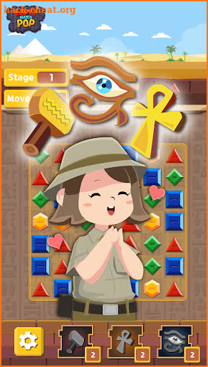 Egypt Match Pop : Adventure Kid screenshot