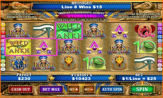 Egypt Reels of Luxor Slots Pyramid Of Jewels PAID screenshot