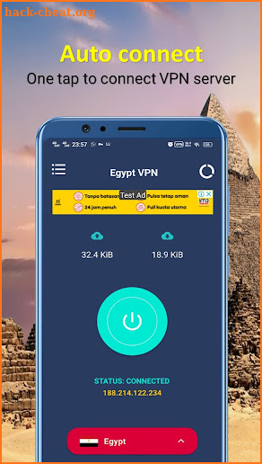 Egypt VPN - Global VPN Server Network screenshot