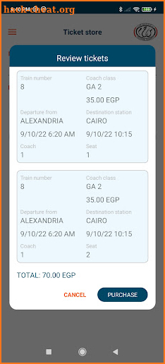 Egyptian National Railways screenshot