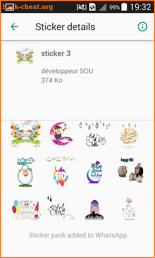 Eid-al-Adha-mubarak stickers for whatssap screenshot