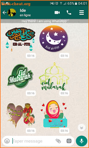 Eid AL-Fitr Stickers For Whatsapp screenshot