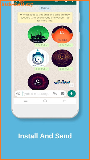 Eid Mild Stickers For WhatsApp screenshot