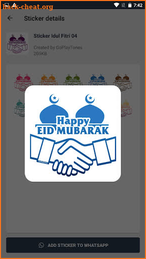 EID Mubarak 2022 WAStickerApps screenshot