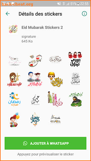 Eid Mubarak Stickers screenshot