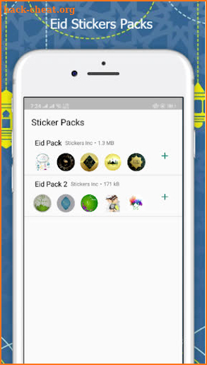 Eid Mubarak Stickers For WhatsApp screenshot