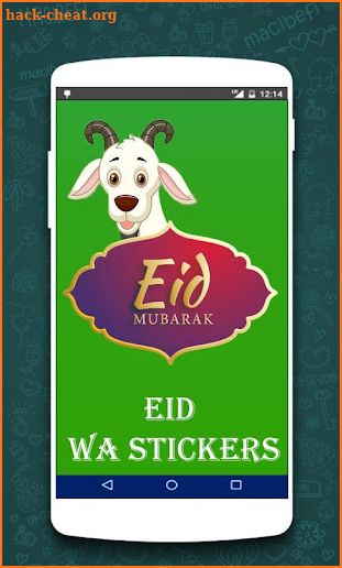 Eid Mubarak wishes stickers screenshot