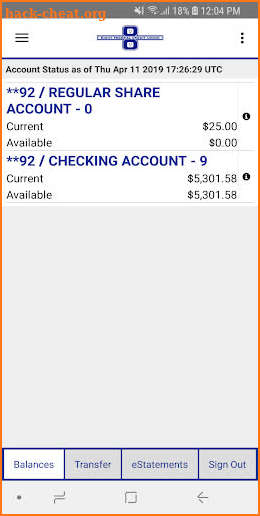 EIGHT FCU Mobile screenshot