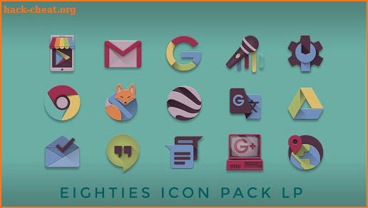 Eighties retro fun icon pack screenshot