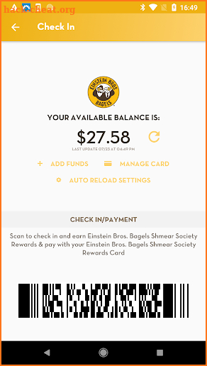 Einstein Bros Bagels screenshot