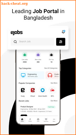 eJobs  - Online Job Search, Company Profile screenshot