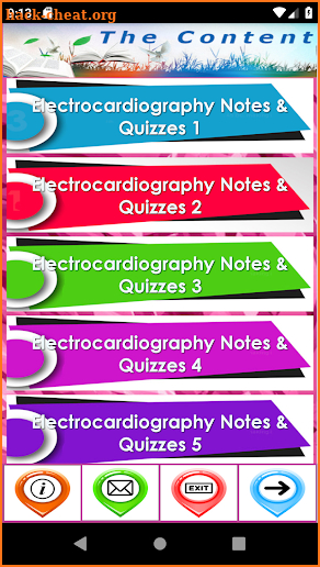 EKG Electrocardiography Exam review  Free App screenshot