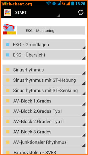 EKG-Monitoring screenshot