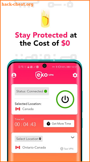 ekoVPN - 100% Free VPN, Fast & Premium Service screenshot