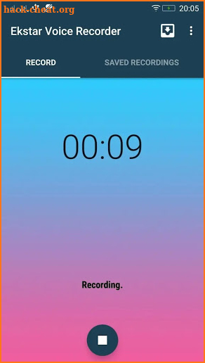 Ekstar Voice Recorder screenshot