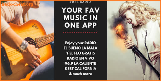 El Bueno la Mala y El Feo Gratis Radio en Vivo screenshot