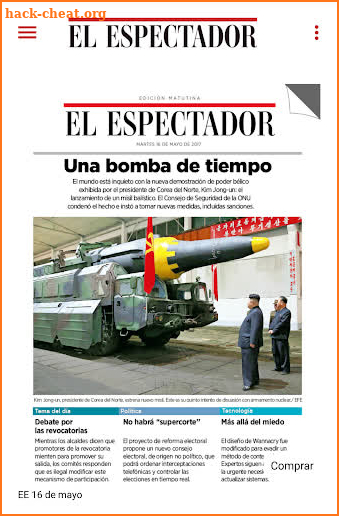 El Espectador screenshot