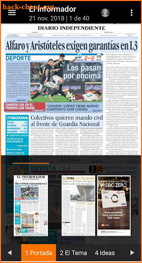 El Informador periódico digital screenshot